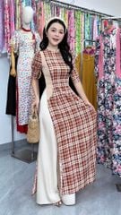 Áo Dài Tay Rút Mận Mận Kèm Phụ Kiện AD2916 (Áo lẻ)