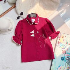Áo Sơ Mi Kitty Nhí A3962 (Áo lẻ)