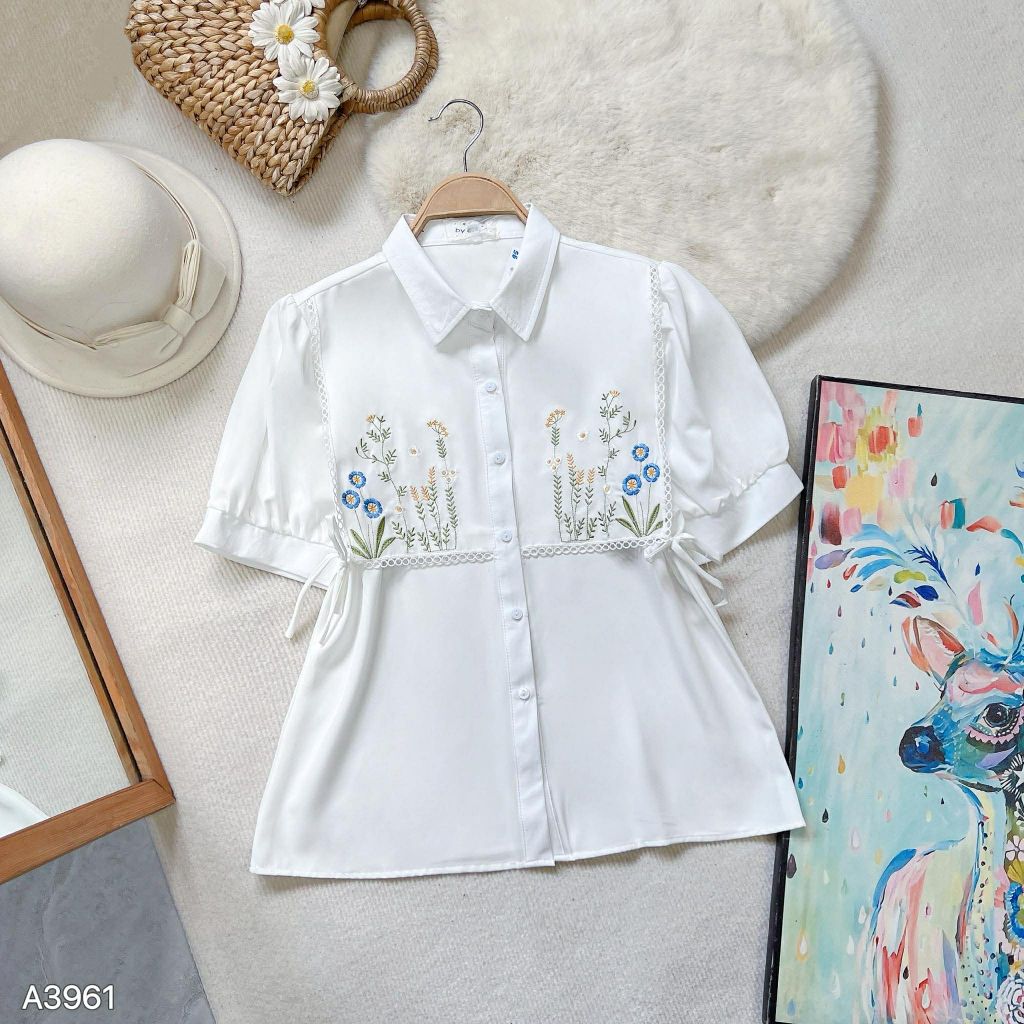 Áo Sơ Mi Bloomy Hoa A3961 (Áo lẻ)