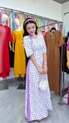 Áo Dài Kẹo Cười AD3084 (Áo lẻ)