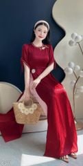 Áo Dài Hoa Hoạ Mi AD2992 (Áo lẻ)