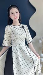 Áo Dài Bi Kẹo Hoa Kèm Phụ Kiện AD3073 (Áo lẻ)