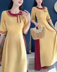 Áo Dài Bé Nơ Nhỏ AD3074 (Áo lẻ)