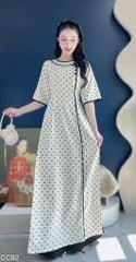 Áo Dài Bi Kẹo Hoa Kèm Phụ Kiện AD3073 (Áo lẻ)