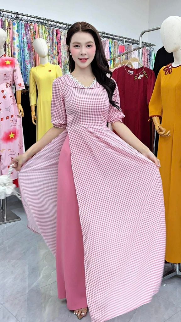 Áo Dài Honey Girl AD3079 (Áo lẻ)