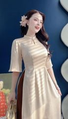 Áo Dài Hoa Rơi Lững Lờ AD3076 (Áo lẻ)