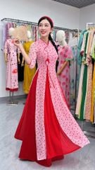 Áo Dài Nụ Tulip Lấp Lánh AD2969 (Áo lẻ)