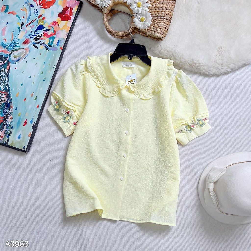 Áo Sơ Mi Bé Bèo Rosy A3963 (Áo lẻ)
