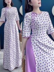 Áo Dài Kẹo Cười AD3084 (Áo lẻ)