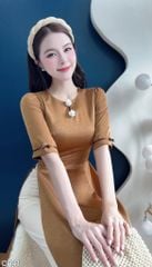 Áo Dài Hoa Đóa Luna Kèm Phụ Kiện AD3088 (Áo lẻ)