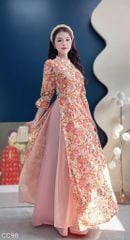 Áo Dài 4 Tà Rosa AD3083 (Áo lẻ)