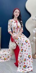 Áo Dài Kẹo Cười AD3084 (Áo lẻ)