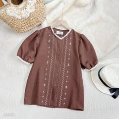 Áo Sơ Mi Thêu Rong Biển A3968 (Áo lẻ)