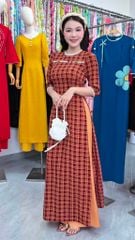 Áo Dài Charm Lí Lắc AD3086 (Áo lẻ)