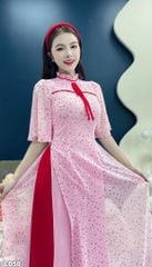 Áo Dài 4 Tà Hoa Bay Bổng AD3082 (Áo lẻ)