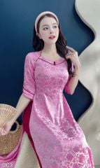 Áo Dài Gấm Violet AD3087 (Áo lẻ)