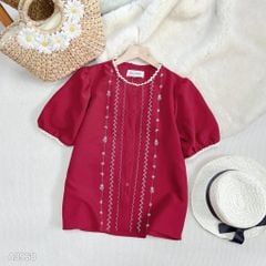 Áo Sơ Mi Thêu Rong Biển A3968 (Áo lẻ)