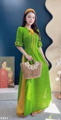 Áo Dài Tiểu Cúc Xinh Kèm Phụ Kiện AD3089 (Áo lẻ)