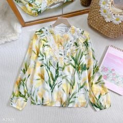 Áo Sơ Mi Ren Cây Cầu AT9001.2928