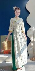 Áo Dài Bánh Hoa Búp AD3055 (Áo lẻ)