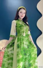 Áo Dài Mây Hồng Bay AD2018 (Áo lẻ)