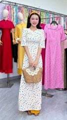 Áo Dài Cơn Mưa Nhỏ AD2987 (Áo lẻ)