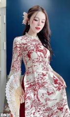 Áo Dài Vườn Nhiệt Đới AD3095 (Áo lẻ)