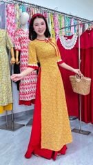 Áo Dài Tiểu Thu Cúc AD3103 (Áo lẻ)