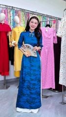 Áo Dài Xuân Lục Kèm Phụ Kiện AD3052 (Áo lẻ)
