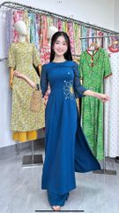 Áo Dài Mặt Trời Phía Đông AD3115 (Áo lẻ)