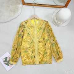 Áo Sơ Mi Tơ Ren Camelia A3977