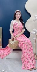 Áo Dài Bông Tuyết Love AD2745 (Áo lẻ)