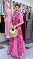 Áo Dài 4 Tà Lục Bảo AD3124 (Áo lẻ)