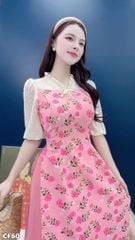 Áo Dài Bông Tuyết Love AD2745 (Áo lẻ)