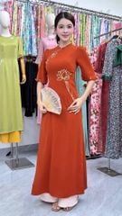 Áo Dài Sen Ngàn Cánh AD3129 (Áo lẻ)