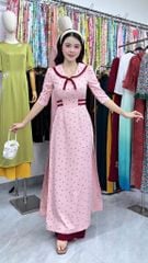 Áo Dài Bi Mocha Kèm Phụ Kiện AD3121 (Áo lẻ)
