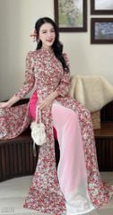 Áo Dài Tứ Thân 3 Tà Nút Bọc AD9003.1406 (áo lẻ)