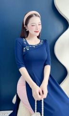 Áo Dài Nơ Mơ Màng AD3051 (Áo lẻ)