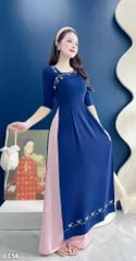 Áo Dài Nơ Mơ Màng AD3051 (Áo lẻ)