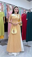 Áo Dài Hải Quân Bloom AD3140 (Áo lẻ)