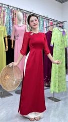 Áo Dài Hoa Pha Lê Xoay AD3135 (Áo lẻ)