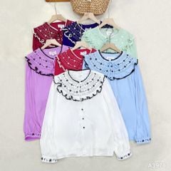 Áo Sơ Mi Cổ Bèo Marie A3978 (Áo lẻ)