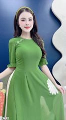 Áo Dài 4 Tà Rẻ Quạt AD3136 (Áo lẻ)