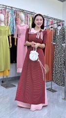 Áo Dài Hải Quân Bloom AD3140 (Áo lẻ)