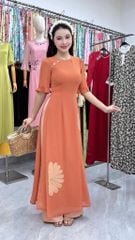 Áo Dài 4 Tà Rẻ Quạt AD3136 (Áo lẻ)