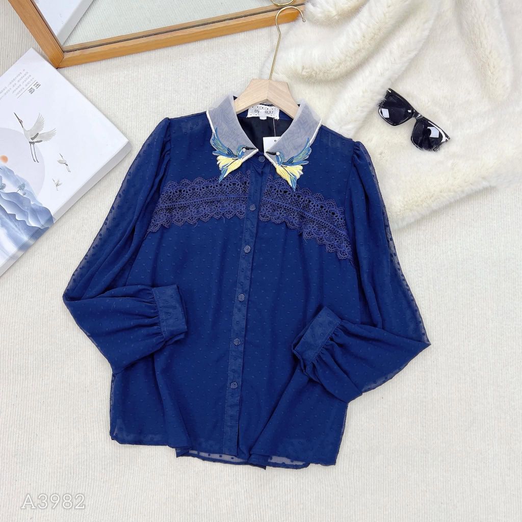 Áo Sơ Mi Én Uyên Ương A3982 (Áo lẻ)
