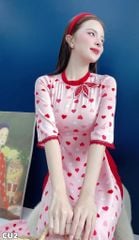Áo Dài 3 Lá Cỏ AD3142 (Áo lẻ)