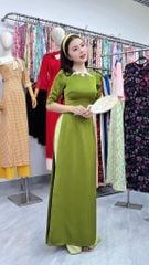 Áo Dài Hoa Sứ Trắng Tinh AD3141 (Áo lẻ)