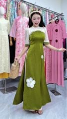 Áo Dài Bông Mai May Mắn AD3152 (Áo lẻ)