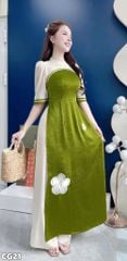 Áo Dài Bông Mai May Mắn AD3152 (Áo lẻ)